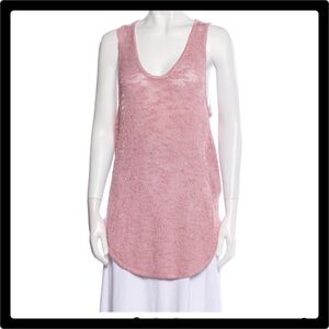 Helmut Lang Silk Scoop Neck Tunic Med